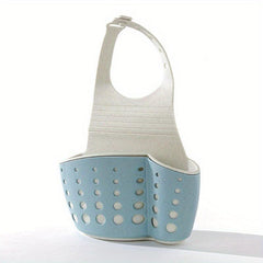 Adjustable Sink Sponge Storage Basket with Drainage Hanging Bags