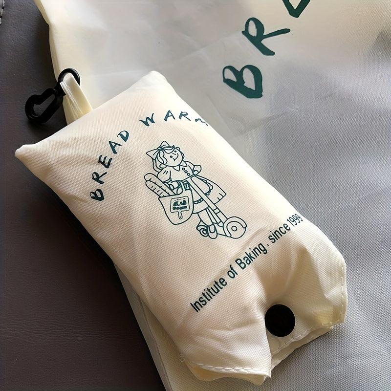 Fashionable Large Capacity Supermarket Shopping Tote Bag Cartoon Storage Bag