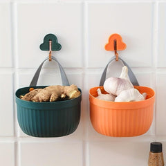 Wall Mounted Vegetable Storage Basket - Set of 4