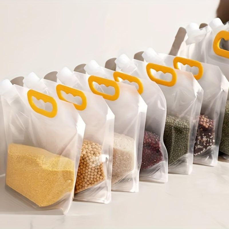 5pcs Food Storage Bags with Spout & Stand Up Pouch