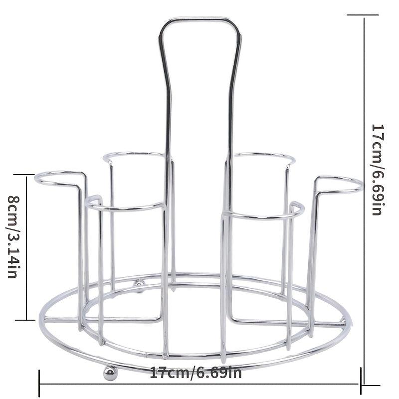 Metal Glass Cup Storage Rack Water Mug Draining Drying Organizer