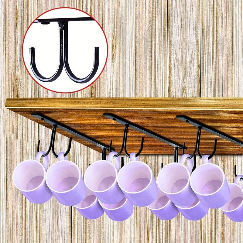 Mug Holder Hanging Wine Shelf Inverted Coffee Cup Holder Cabinet Rack