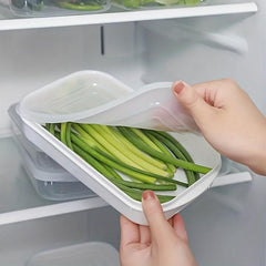 Refrigerator Storage Box Transparent Fresh Keeping Box