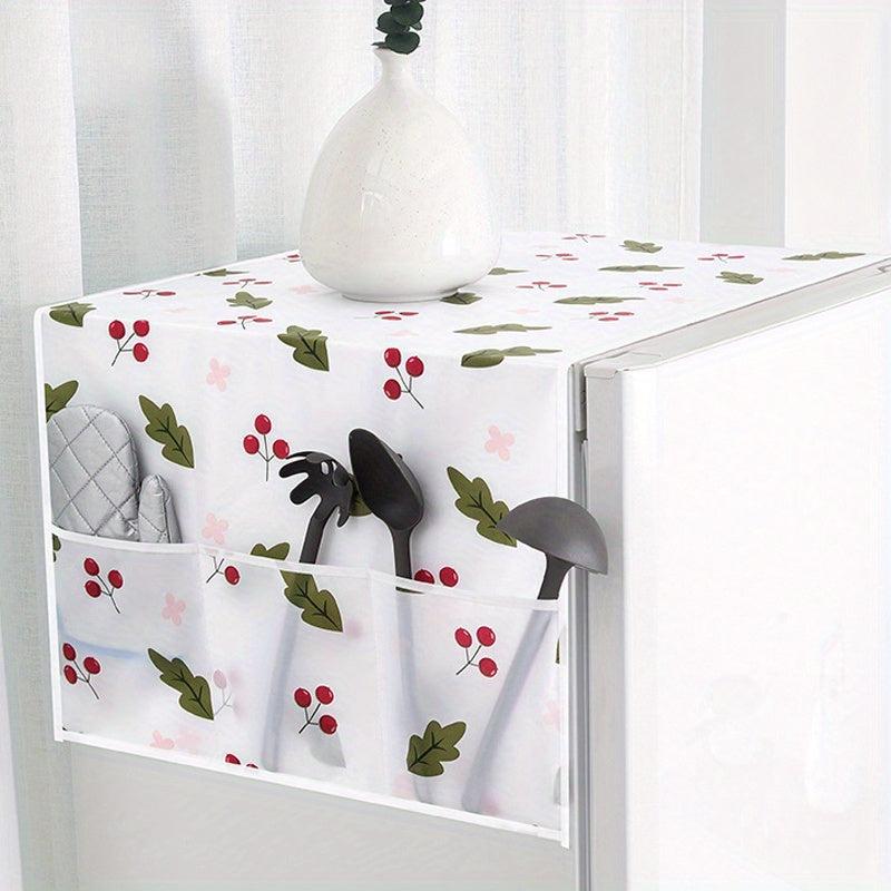 Waterproof Refrigerator Cover PEVA Dustproof Storage Bag Home Kitchen Decor