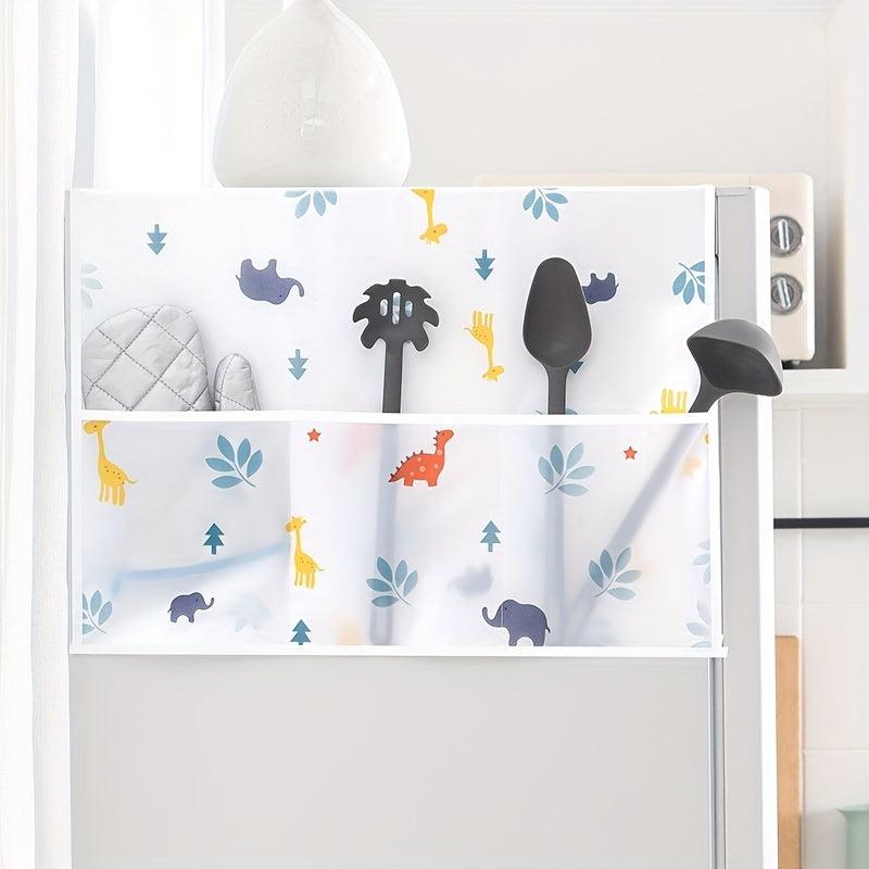 Waterproof Refrigerator Cover PEVA Dustproof Storage Bag Home Kitchen Decor