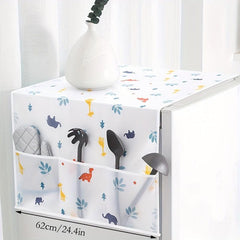 Waterproof Refrigerator Cover PEVA Dustproof Storage Bag Home Kitchen Decor