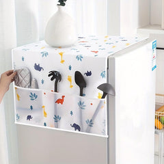 Waterproof Refrigerator Cover PEVA Dustproof Storage Bag Home Kitchen Decor