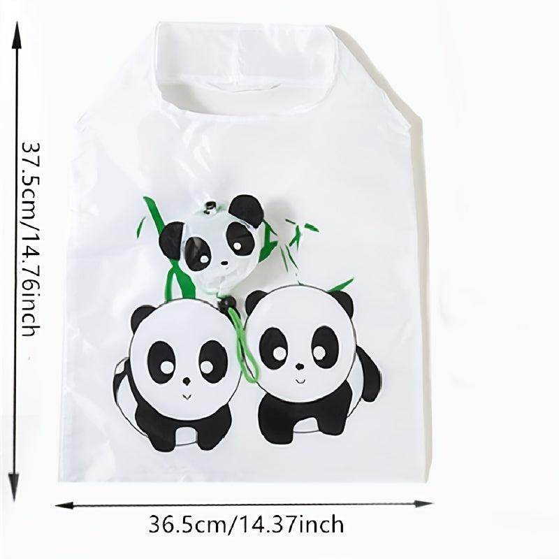 Animal Cartoon Folding Shopping Bag Large Capacity Handbag