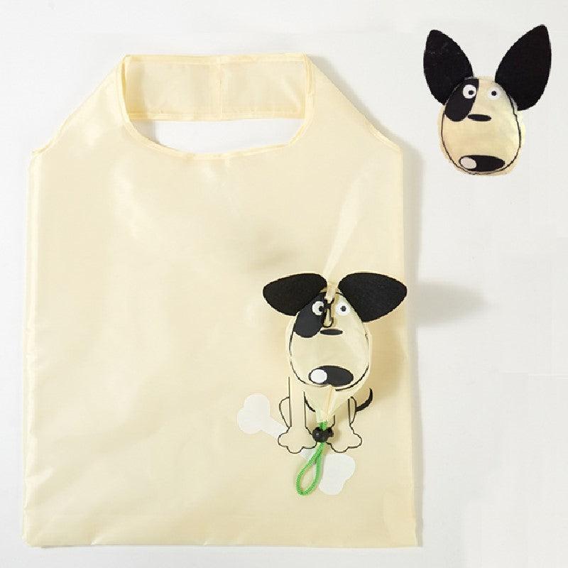 Animal Cartoon Folding Shopping Bag Large Capacity Handbag