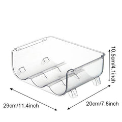 Water Bottle Organizer For Cabinet 3 Grid Water Bottle Storage Rack
