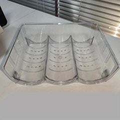 Water Bottle Organizer For Cabinet 3 Grid Water Bottle Storage Rack