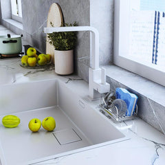 Stainless Steel Sink Sponge Holder with Drip Tray Countertop Organizer