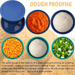 Pizza Dough Proofing Box With Lid Silicone Sourdough Fermentation Container