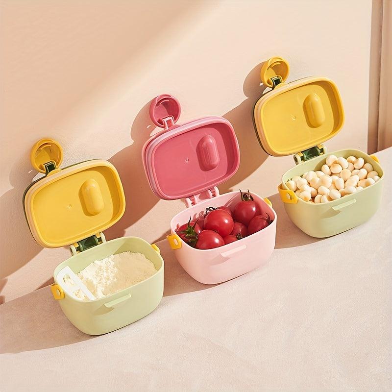 Large Capacity Double Layer Milk Powder Box for Travel