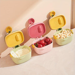 Large Capacity Double Layer Milk Powder Box for Travel