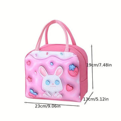 3D Cartoon Lunch Bag Insulated Portable Lunch Box for Teens