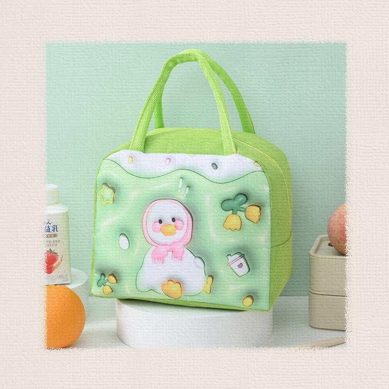 3D Cartoon Lunch Bag Insulated Portable Lunch Box for Teens