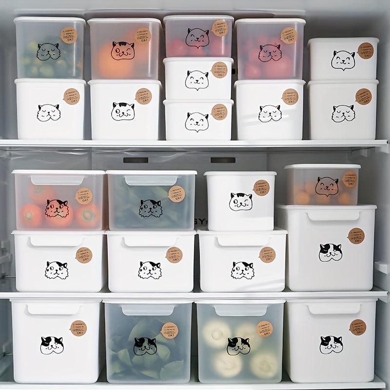Kitchen Crisper Storage Box Airtight Portable Lid Kitchen Supplies