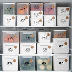 Kitchen Crisper Storage Box Airtight Portable Lid Kitchen Supplies