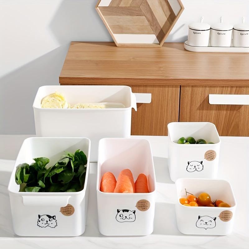 Kitchen Crisper Storage Box Airtight Portable Lid Kitchen Supplies