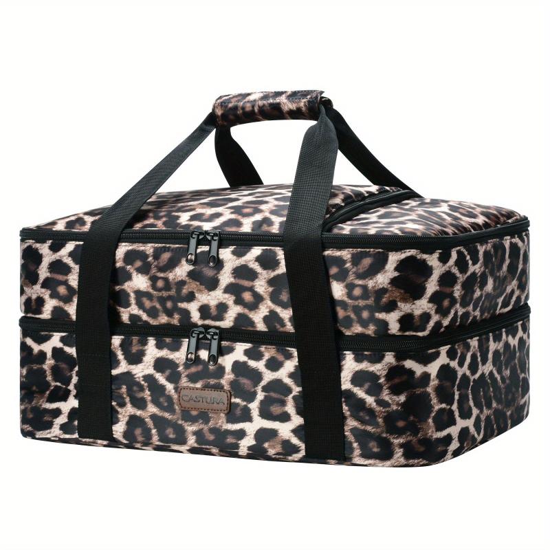 Double Layers Pizza Bag Insulated Casserole Carrier Large Capacity