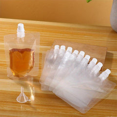 10pcs Coffee Liquid Sub Bag + Plastic Funnel