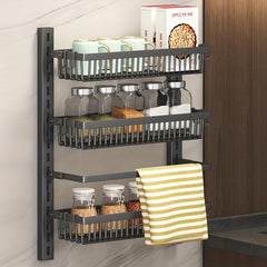 8 Tier Wall Mounted Pantry Rack Heavy Duty Door Organizer
