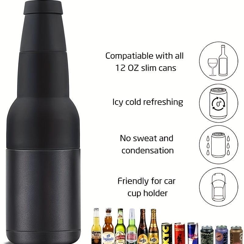 Stainless Steel Double Wall Vacuum Insulated Can Bottle Cooler