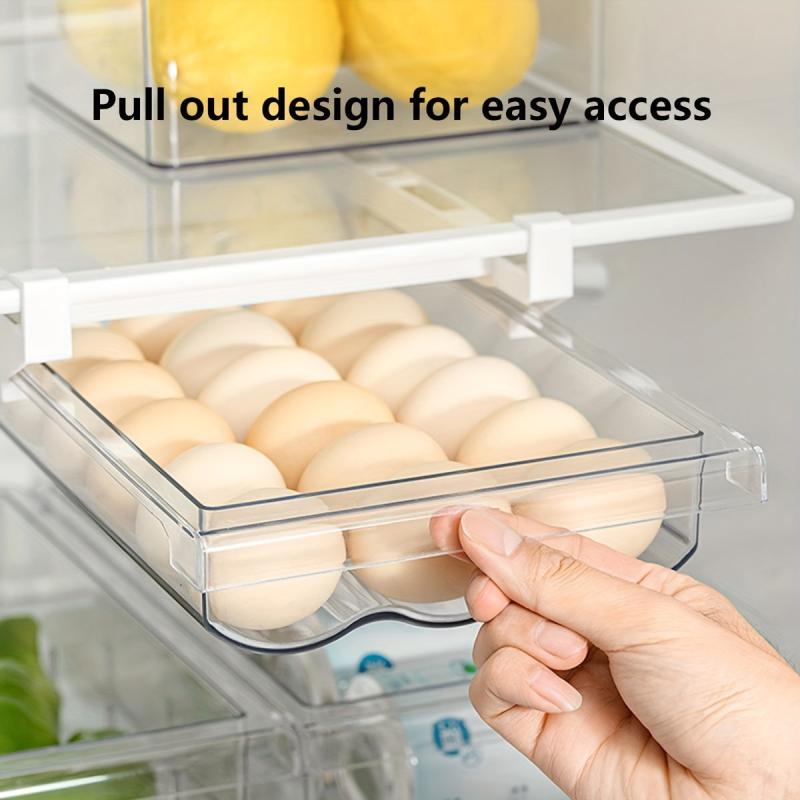 Multipurpose Refrigerator Egg Storage Box Leak Proof Flip Top Lid