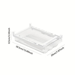 Multipurpose Refrigerator Egg Storage Box Leak Proof Flip Top Lid