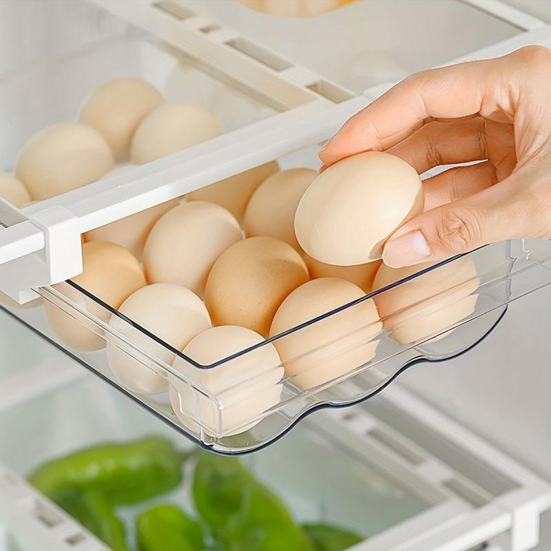 Multipurpose Refrigerator Egg Storage Box Leak Proof Flip Top Lid