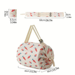 Reusable Grocery Shopping Bag Eco Friendly Large Capacity Foldable Tote Bag