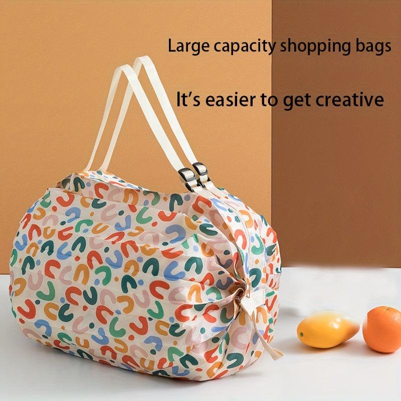 Reusable Grocery Shopping Bag Eco Friendly Large Capacity Foldable Tote Bag