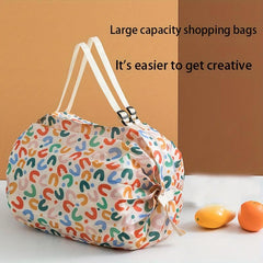 Reusable Grocery Shopping Bag Eco Friendly Large Capacity Foldable Tote Bag