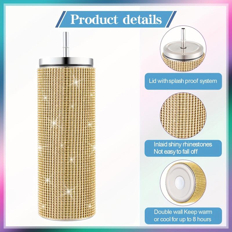 Studded Tumbler 20oz Stainless Steel Water Bottle Summer Winter Drinkware