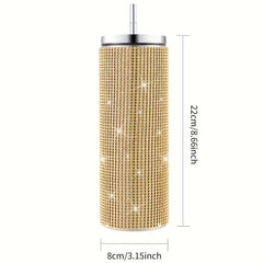 Studded Tumbler 20oz Stainless Steel Water Bottle Summer Winter Drinkware