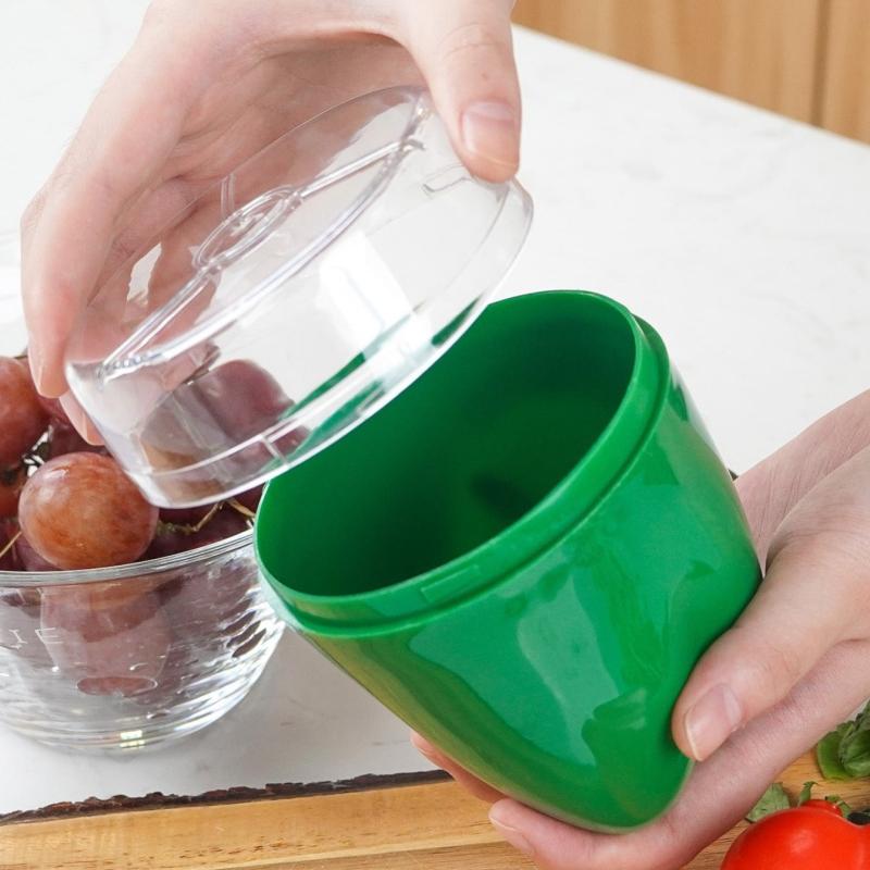 Green Food Preservation Box Vegetable Storage Containers Reusable