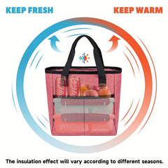 Stylish Reusable Insulated Lunch Bags for Women and Men On the Go