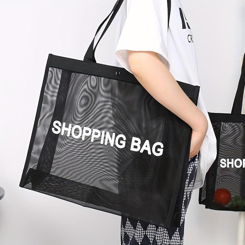 Mesh Eco Shopping Bag Reusable Folding Large Capacity Bag