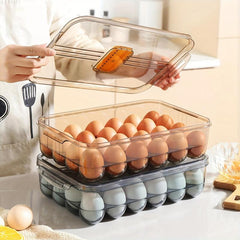 Egg Storage Box Leak Proof Flip Top Hand Washable