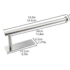 Stainless Steel Paper Towel Holder Rod Wall mounted