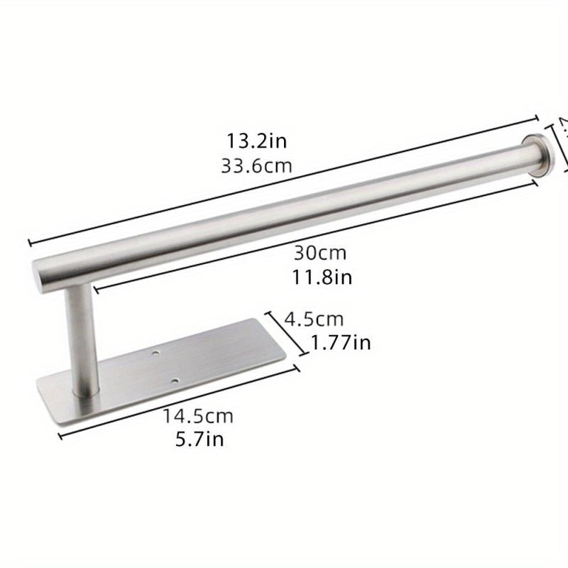 Stainless Steel Paper Towel Holder Rod Wall mounted