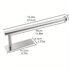 Stainless Steel Paper Towel Holder Rod Wall mounted