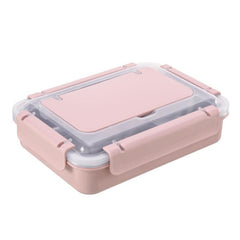 Leakproof Bento Box with Cutlery for Adults Double Layer Lunch Container