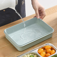 Leakproof Bento Box with Cutlery for Adults Double Layer Lunch Container