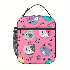 Pink Unicorn Insulated Mushroom Lunch Box