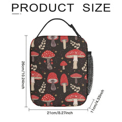 Pink Unicorn Insulated Mushroom Lunch Box