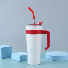 42oz Stainless Steel Tumbler with Lid and Straw