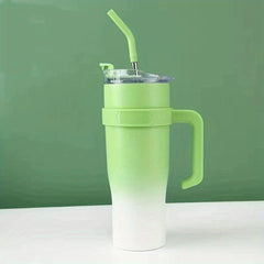42oz Stainless Steel Tumbler with Lid and Straw