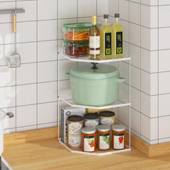 1pc Kitchen Pot Shelf Pot Rack Organizers Tier Pots And Pans Organizer